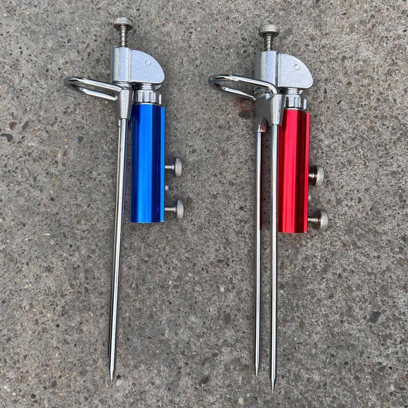 Chân Cắm Đất Gác Cần Câu Đài Chống Cần Câu Đài Dùng Để Cắm Đất Hoặc Cắm Ghế Câu Cá Xoay 360 Độ Cao Cấp Màu Đỏ Xanh