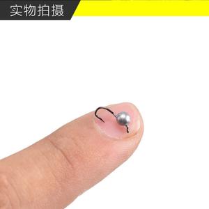 Small White Strip Lead Head Hook Lure Root Fishing Hook Micro Lead Reinforced Thin Hook Strip Curled T Tail Soft Worm Small Hook for Topmouth Culter