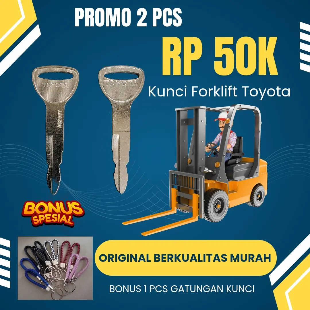 Kunci Forklift Toyota Original