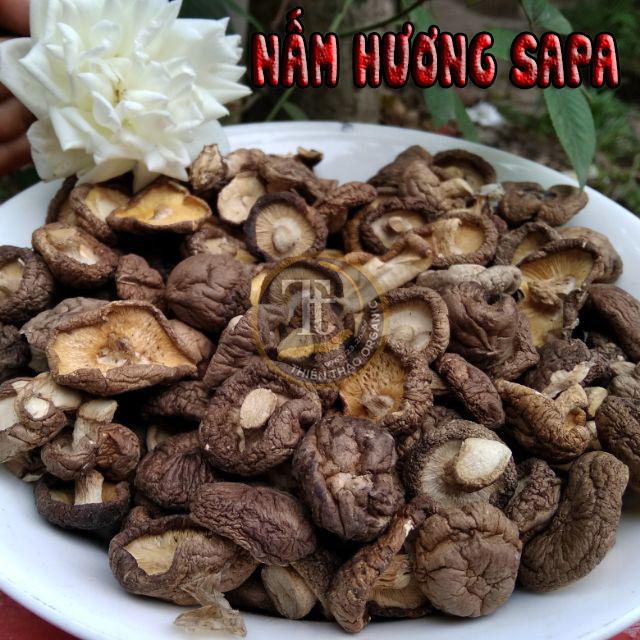 Nấm Hương Sapa sấy khô loại 1 túi 100gr thơm ngon tiện lợi Thiên Thảo Organic Food