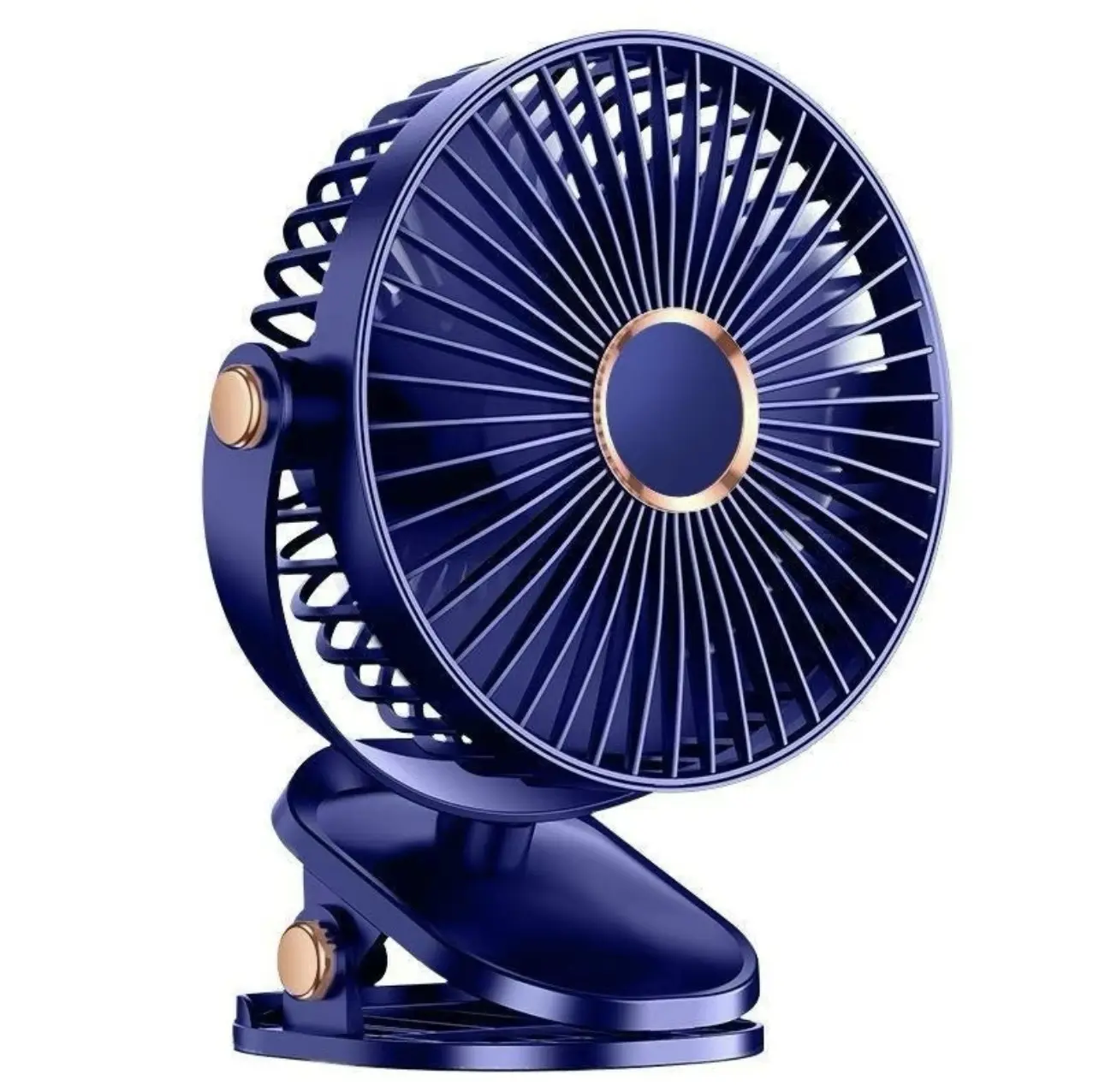 Quạt Mini Tích Điện-Quạt Tích Điện Để Bàn 3600mAp Có Sạc Type C + Có đèn ngủ, xoay 720 độ