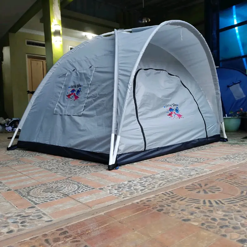 TENDA CAMPING ANAK KARAKTER HEWAN DAN KARTUN ANTI AIR 4