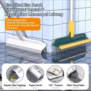 SAPU/SIKAT KAMAR MANDI 2in1 IMPORT PREMIUM (BAHAN BESI) UK 80CM / 1PCS
