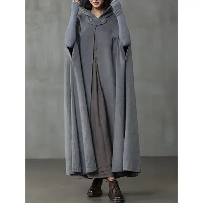 GLAZED OVER outlets HOODED cloak