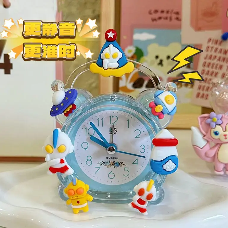 Đồng Hồ Báo Thức Cho Trẻ Em, Thiết Kế Sanrio Đáng Yêu, Thích Hợp Cho Phòng Ngủ Của Bé Gái, Trang Trí Đẹp Mắt, Chỉ Dành Cho Học Sinh, Giúp Tự Kỷ Tử, Thức Dậy, Dụng Cụ Hữu Ích Decor Decor Phòng Trang Trí Nhà Tráng Gương Treo Tường 3