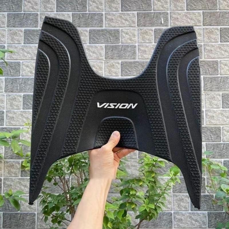Miếng thảm lót để chân xe vision ( 2021-2025) tấm thảm bằng cao su vision