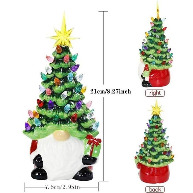 Product Introduction of Glowing Gnome Design Resin Ornament, 1 Count Cute Gnome Design Decorative Crafts, Suitable for Home Living Room Bedroom Desktop Valentine's Day Decoration, Naughty Gnomes Garden Ornament 2