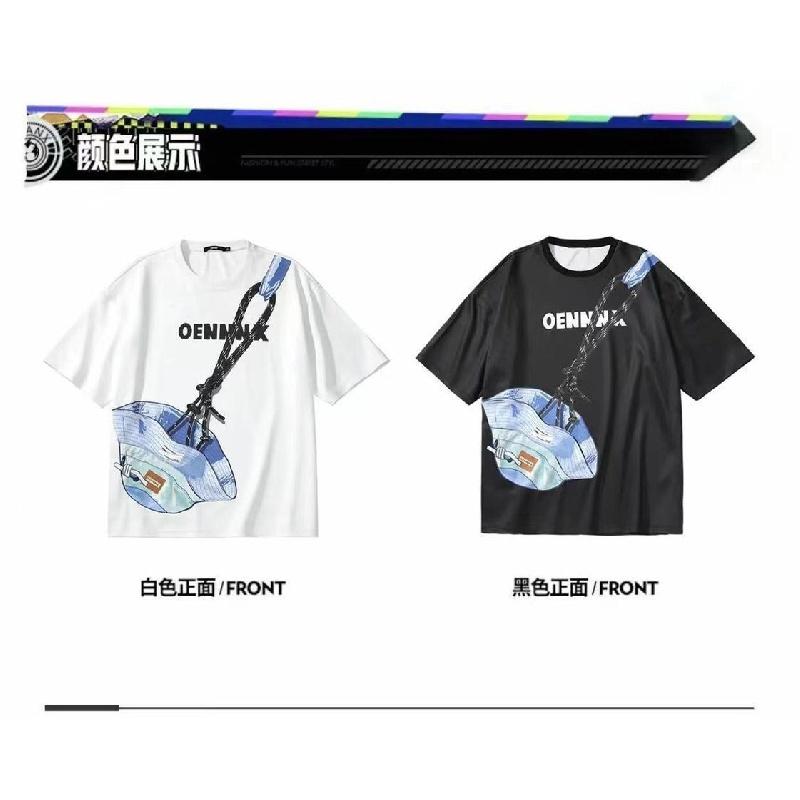 Product Introduction of Áo Thun Ngắn Tay Có Túi, TikTok Cùng Phong Cách, Ins Túi Trang Điểm, Túi Quần Áo Có Khóa Kéo, Thích Hợp Cho Các Cặp Đôi, Mũ Chậu, Mũ In Hình, Áo Thun Có Túi, Cho Bé Trai Và Bé Gái, [Tại Chỗ] 5