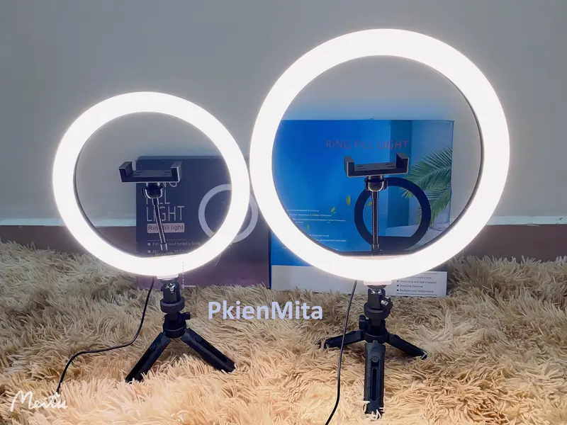 Đèn livestream để bàn size 26,33cm 2