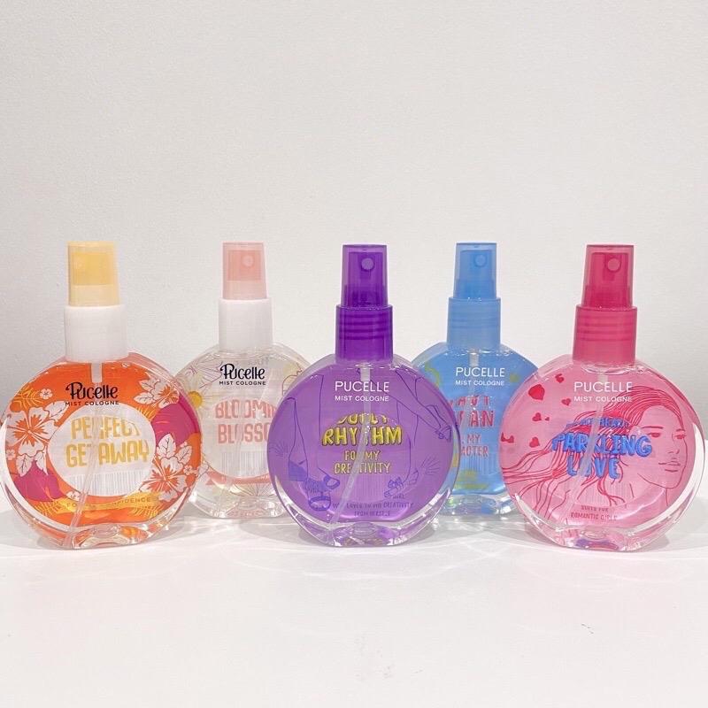 Nước hoa xịt thơm body Pucelle Mist Cologne 75ml-150ml Cosmetic nuo choa