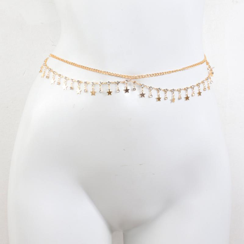 Product Introduction of Dây Chuyền Thắt Lưng Mặt Dây Chuyền XINGX, Thời Trang Cá Tính, Thủ Công, Phong Cách Châu Âu Và Mỹ Đồ Trang Trí Thắt Lưng, Bikini Đi Biển Gợi Cảm, Tua Rua Nhiều Lớp, Bán Chạy 5
