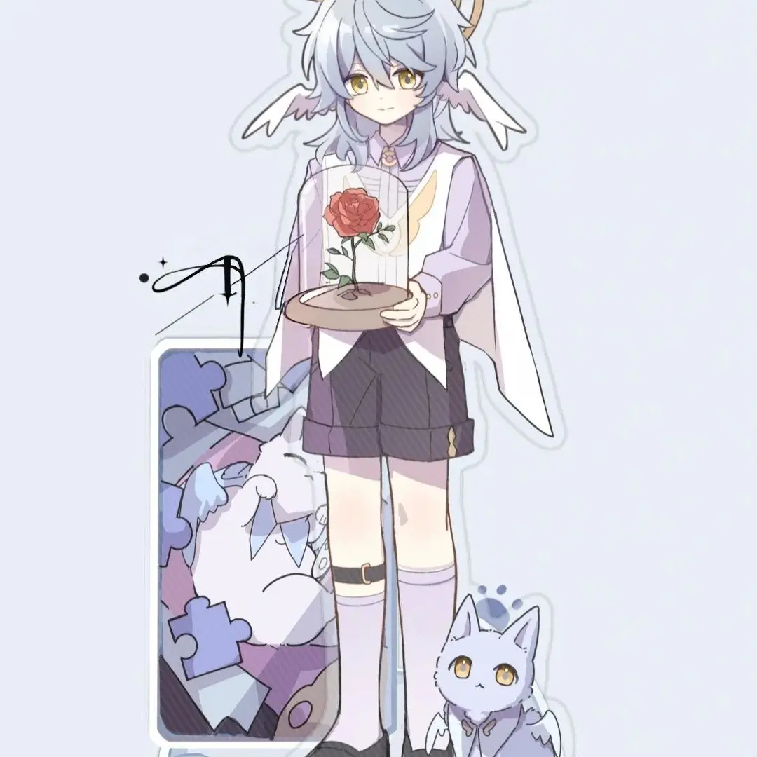 Genshin Impact Honkai: Star Rail Collapse Star Dome Railway Acrylic Peripheral Design Sunday Standee Millet Desktop Decoration for Friends and Girlfriends