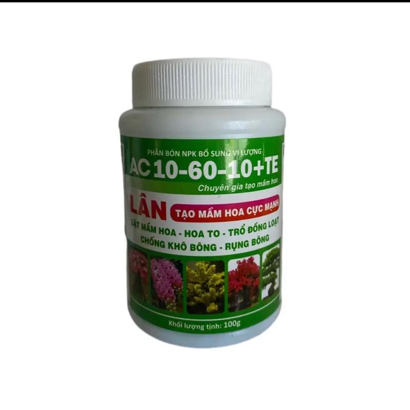  Phân bón lá Siêu lân AC 10-60-10 + TE tạo mầm hoa dưỡng nụ 