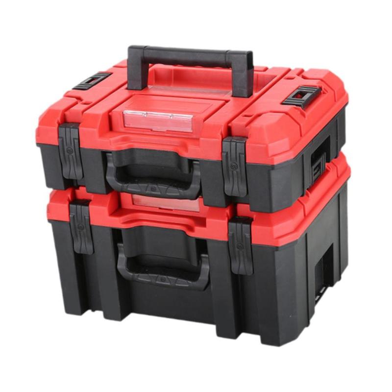 Berry's Stackable Utility Box Stackable Tool Box Universal Easy to Carry Double Layer Organizer ...