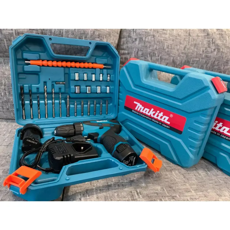 [TẶNG BỘ 24 CHI TIẾT] Máy khoan PIN cầm tay MAKITA 12v - Máy khoan pin - Máy khoan mini - Khoan sắt, khoan gỗ, bắt vít - Có 2 Phân Loại 8