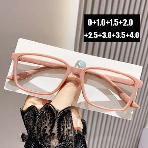 แว่นตาสายตายาวตามอายุ, เบามาก, กรอบสี่เหลี่ยมวินเทจ, แว่นตาอ่านหนังสือ, ป้องกันแสงสีฟ้า, แว่นตามองไกล, ไดออปเตอร์ 0 ถึง + 4.0, แว่นตา