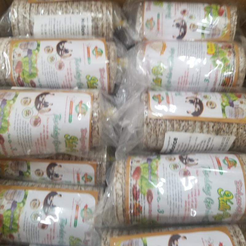 Bánh gạo lứt Hello Rice bánh gạo lức nguyên hạt 2cây 34bánh - Hữu cơ Không chứa sữa Tự nhiên Snack Food