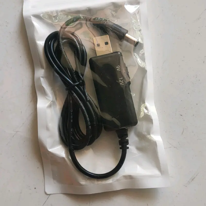 Cáp USB Cấp Nguồn Cho Wi-fi 9v & 12v Khi Bị Cúp Điện Lấy Ngươn Từ Sạc Dự Phòng 6