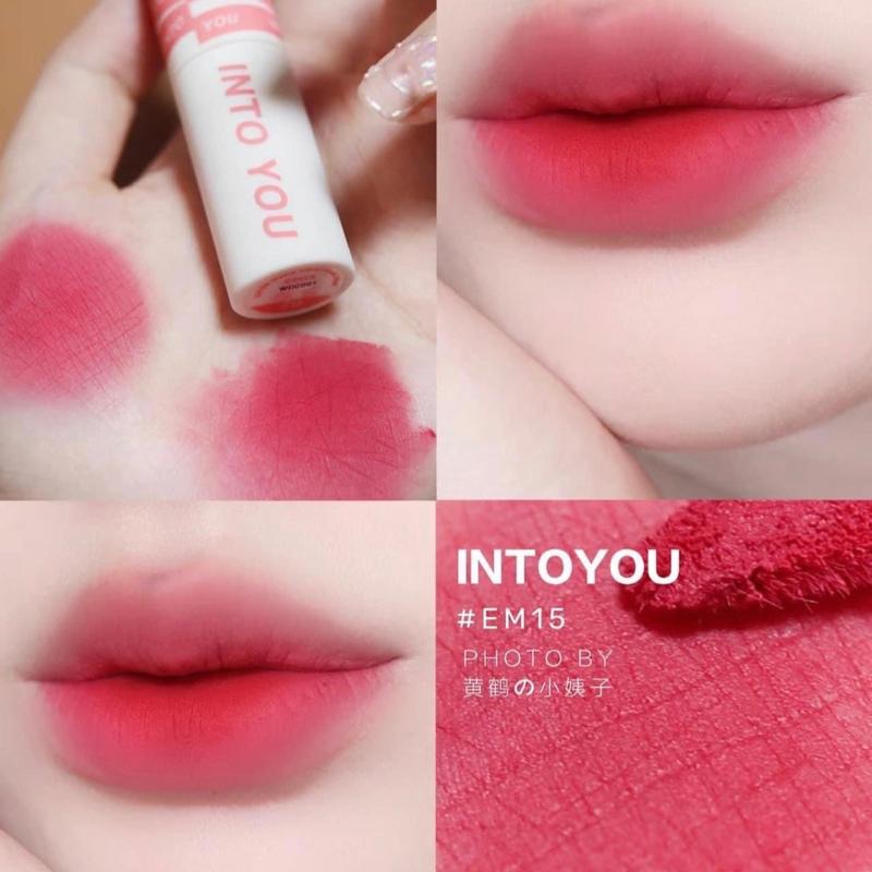 Son bùn lì  Into You mỏng nhẹ làm đầy rãnh môi