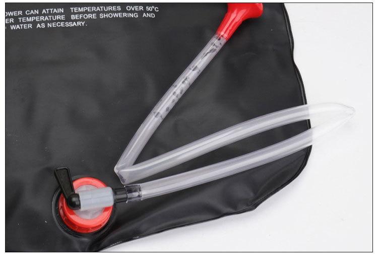 Product Introduction of Outdoor Camping Shower BagSolar Hot Water Bag Portable Outdoor Shower and Shower Cool Shower Water Storage Bag 12