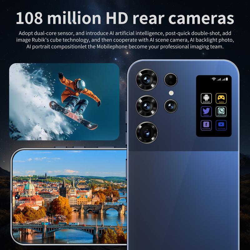 Product Introduction of 2025 S25 Unlock Smartphone 6.6HD Phone Dual SIM Card Phone 7800mAh Android 14 Original Phone Limited Time Discount Phone mobile  phone touch  screen black  phone backup  phone affordable  smartphone s mar phone hot  40  pro s25  series 4