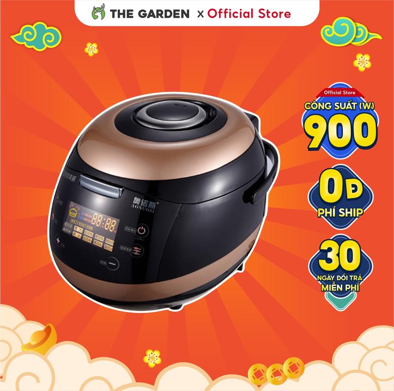 Nồi nấu trân châu tự động THE GARDEN phiên bản Tiếng Anh dung tích 5L thiết bị pha chế Máy Làm Sữa Pha Trà