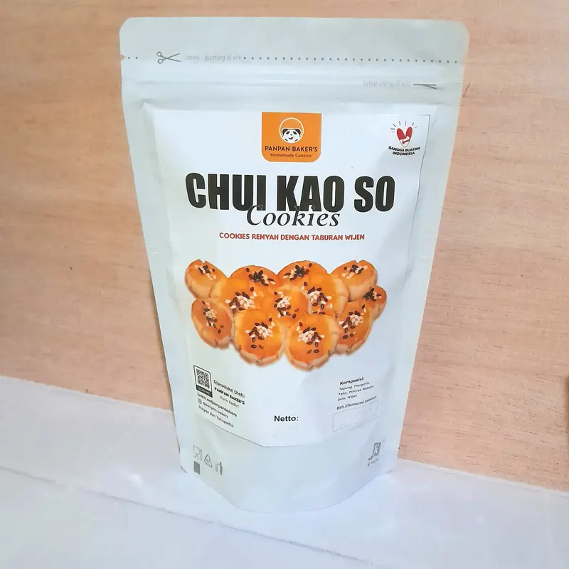 Aneka Cookies Pouch Hemat - Panpan Baker's / Free Cookies Pouch (Milk Cookies / Chui Kao So) 0
