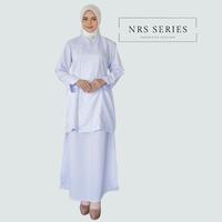 Gambar NRS Series - Baju PDH Putih Wanita Seragam Setelan Dinas PNS Tunik - putih putih set rok, S dari NRS Series_NEW Kab. Tasikmalaya 1 Tokopedia
