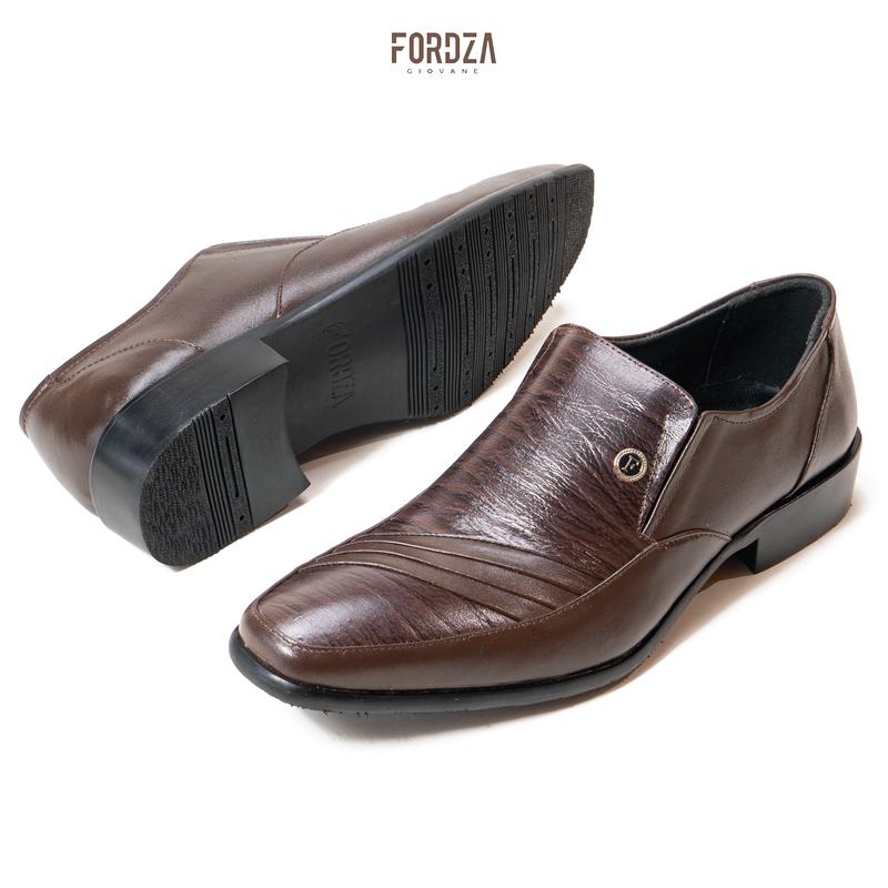 Sepatu Pantofel Pria Slip On Loafers Leather Sepatu Kerja Fordza F7005 2
