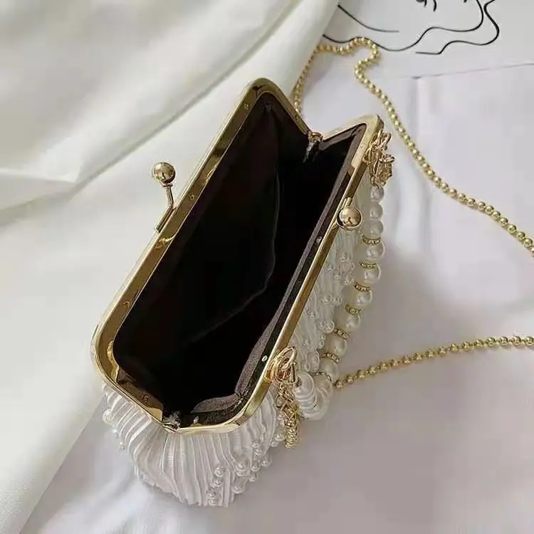 Nionbag Tas Selempang Wanita Tas Bling Mutiara Random CR7492 7
