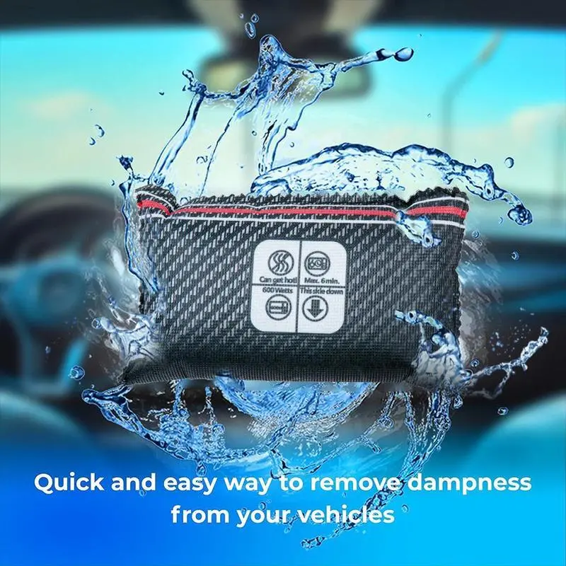 Silicone Moisture-proof Dehumidifier, 4 Counts Reusable Car Dehumidifier, Humidity Packs, Moisture Water Absorbers, Dehumidifying Bags for Car, Birthday Gifts Ideas 6