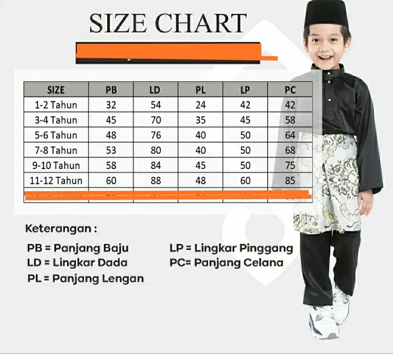 Baju melayu anak baju anak baju koko anak 2