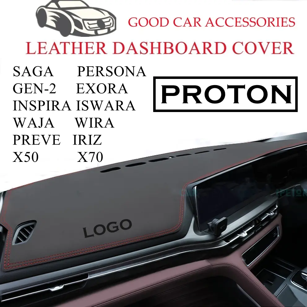 Proton S70 Saga Wira Waja Exora Persona SuprimaS Preve X70 X50 Iriz BLM FLX Inspira Gen2 saga lmst Ertiga Leather Dashboard Cover Dashmat Accessories Car