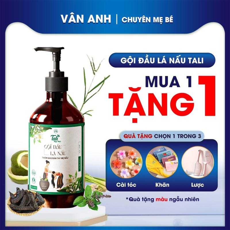 [KÈM QUÀ] Dầu gội Đầu Lá Nấu TALI Hapi hair 5 IN 1 loại 300ml-Giúp Kích Thích Mọc Tóc ,giảm gãy rụng tóc , giảm gàu ,nấm ngứa ,tóc suôn mượt ,cho cả nam và nữ,chăm sóc tóc Dưỡng Tóc Women