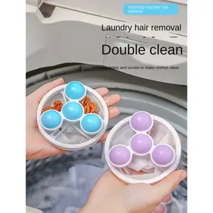 [TOSERBAEMAK] -  Laundry Ball Filter Mesin Cuci Bola Pembersih Rambut Bulu - SN830 - Blue