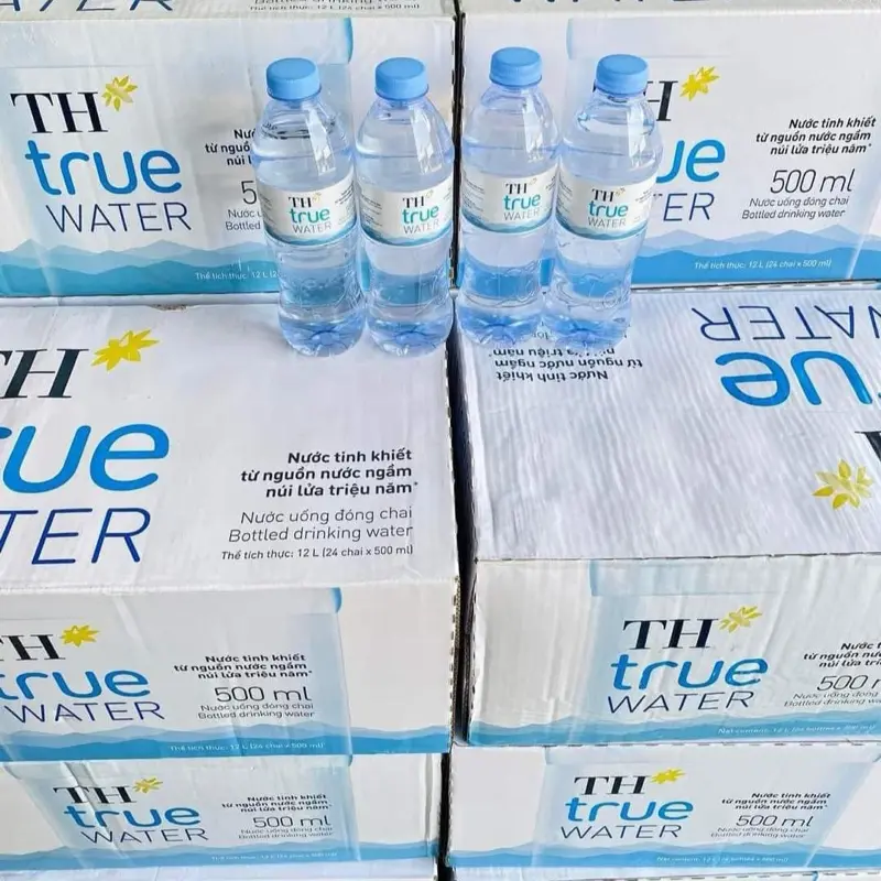 Nước lọc tinh khiết siêu sạch TH TRUEMILK THÙNG 24chai 500ml