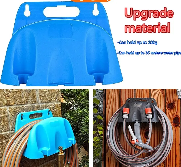 Storage Hose Hanger Garden Yard Watering Hose Reel Hanger Pipe Holder ...