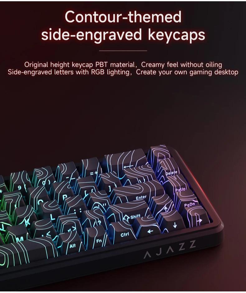 Product Introduction of AJAZZ AK680 Max Mechanical keyboard Rapid Trigger Keyboard Magnetic Switch Full-key Hot Swappable 8Khz RGB Custom Gaming Keyboard 9