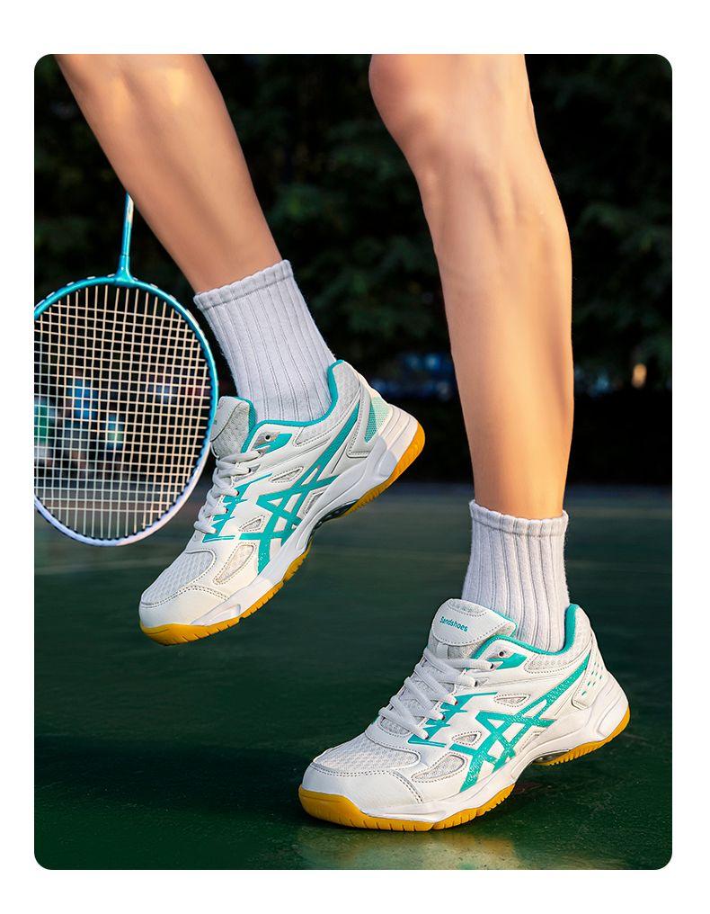 Product Introduction of Pudian Brand New Badminton Shoes for Men and Women, Non-slip and Wear-resistant Tennis Shoes, Breathable Professional Sports Competition Tennis Shoes for Men nam 32