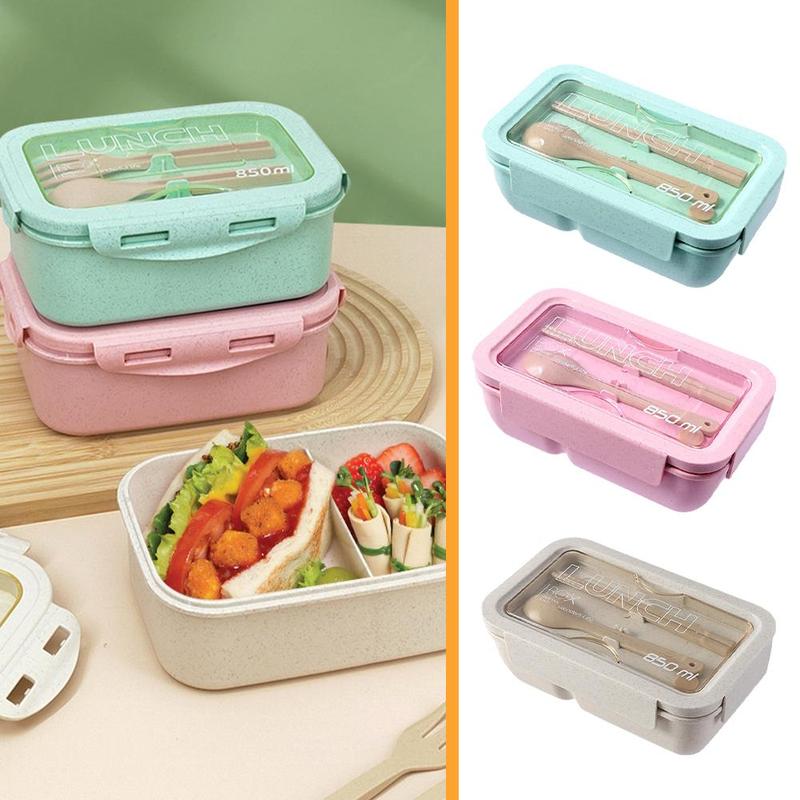 Product Introduction of 1pc Bento Box Leakproof Lunch Containers Cute Lunch Boxes For Spoon/Chopsticks Dishwasher I5X9 34