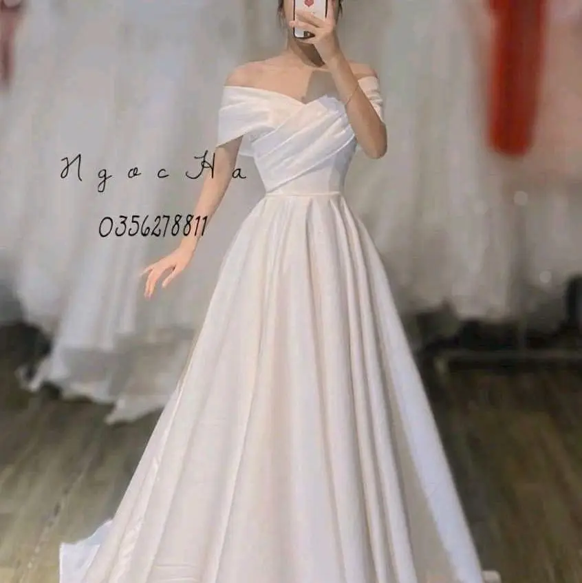 Bán từ 5xx, thuê 3xx (COD toàn quốc) Bên e chuyên váy đi bàn cô dâu / (nhận may váy lễ + áo dài theo số đo)  tham khảo giúp bên e nhé ạ!!! ️