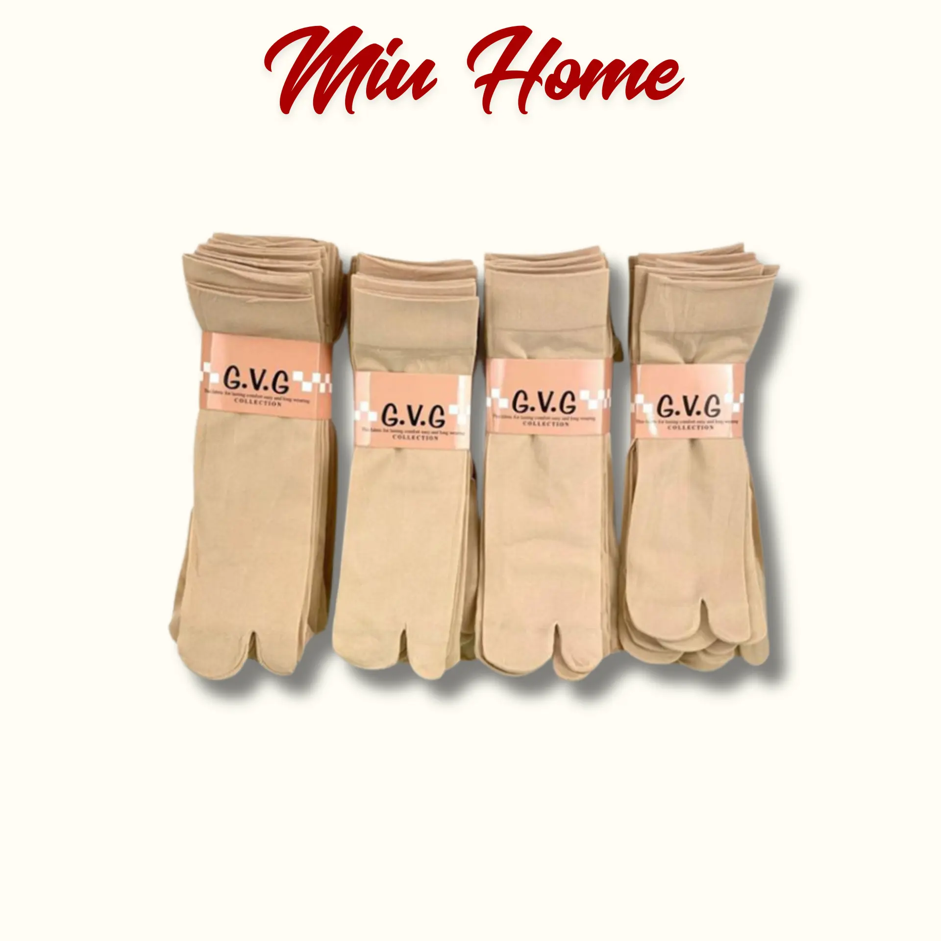 Set 10 đôi tất nữ xỏ ngón chống nắng, vải cotton mềm mịn, êm chân