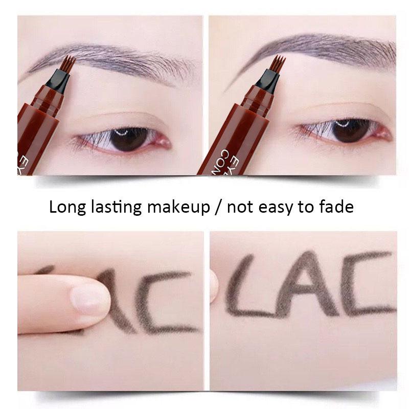 Product Introduction of Bút Chì Kẻ Lông Mày 4 Điểm, Không Thấm Nước, Bút Kẻ Lông Mày Dạng Lỏng, Lâu Trôi, Mỹ Phẩm, Bút Chì Kẻ Lông Mày Microblade, Maquillajes Para Mujer, Sản Phẩm Trang Điểm 35
