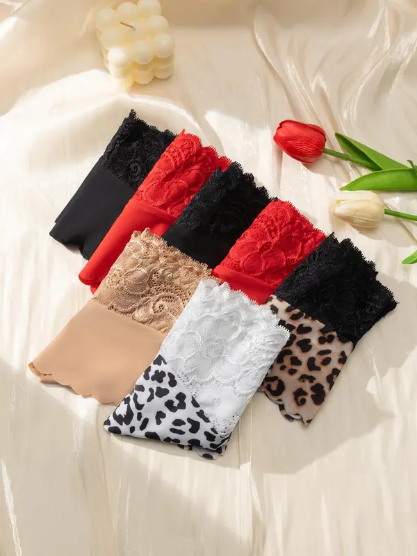 Women's Leopard Print Panty, Soft Comfy Breathable Knicker for Daily Wear, Underwear for All Seasons 3