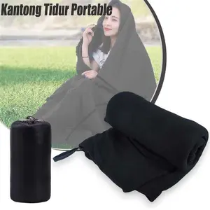 Kantong Tidur Portable Camping Sleeping Bag Fleece Outdoor - MH1