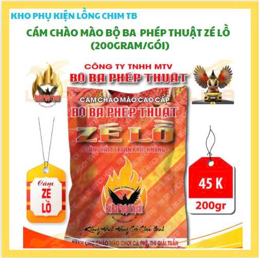 COMBO 05 GÓI CÁM ZÉ LỒ BỘ BA PHÉP THUẬT CHO CHIM CHÀO MÀO (200GRAM/GÓI) (CHUYÊN CHIM THI GIẢI TUẦN)