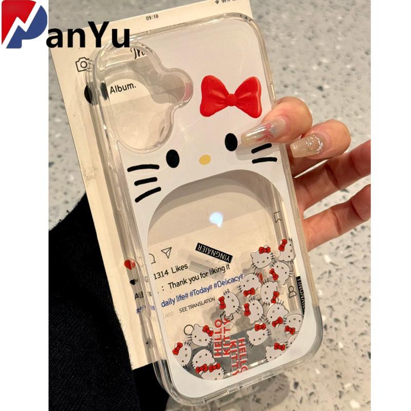 Product Introduction of Ốp Điện Thoại Cát chảy, Thiết Kế Miệng Lớn Di Động, Hello kitty iphone 15 / 16, Thích Hợp Cho Apple 14pro Và 13, Nữ, Bộ 12, [Yêu Cầu Panyu] 8