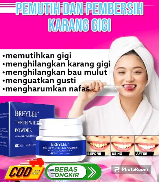 Teeth Whitening Powder Pemutih Gigi Kuning Permanen Ori Permanen BREYLE TERLARIS 0