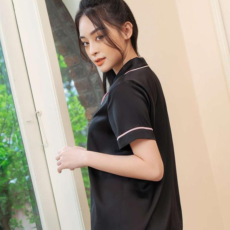 Bộ Đồ Ngủ Pijama Áo Cộc Quần Dài Loirechic PCD07 3