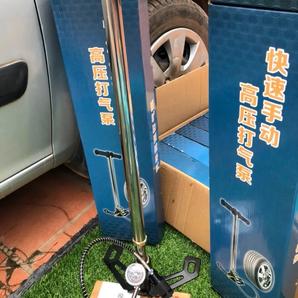 Bơm Tay Cao Áp FB Loại 50mpa Đồng Hồ To,Lọc To ẩm To,Tặng Kèm Phụ Kiện Theo Bơm,Thân Bơm Bằng Inox mini bơm  béc máy máy  bơm bommini 12v bom tangap role mỡ đầu cái thủy máy  bơm  nước  12v